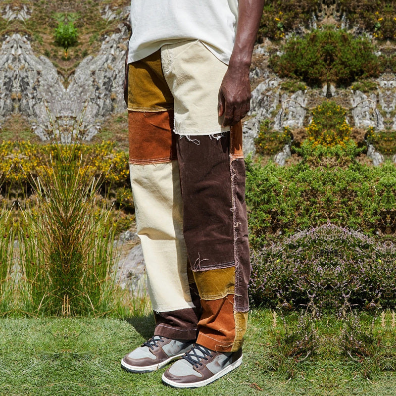 Men's Jeans Cross - border Hot Style Color Contrast