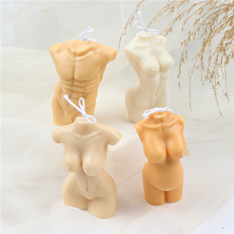 Classic Pregnant Woman Body Silicone Mould Aromatherapy Wax