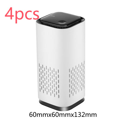 Spring New Arrival Mini Portable Car Air Purifiers With Usb Cable Charging Home Office HEPA Filter Car Air Purifier