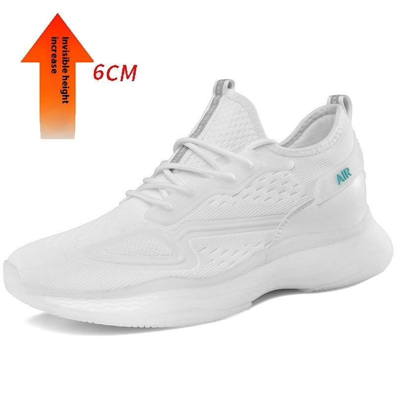 Korean Men's Shoes Flyknit Breathable Clunky Sneakers