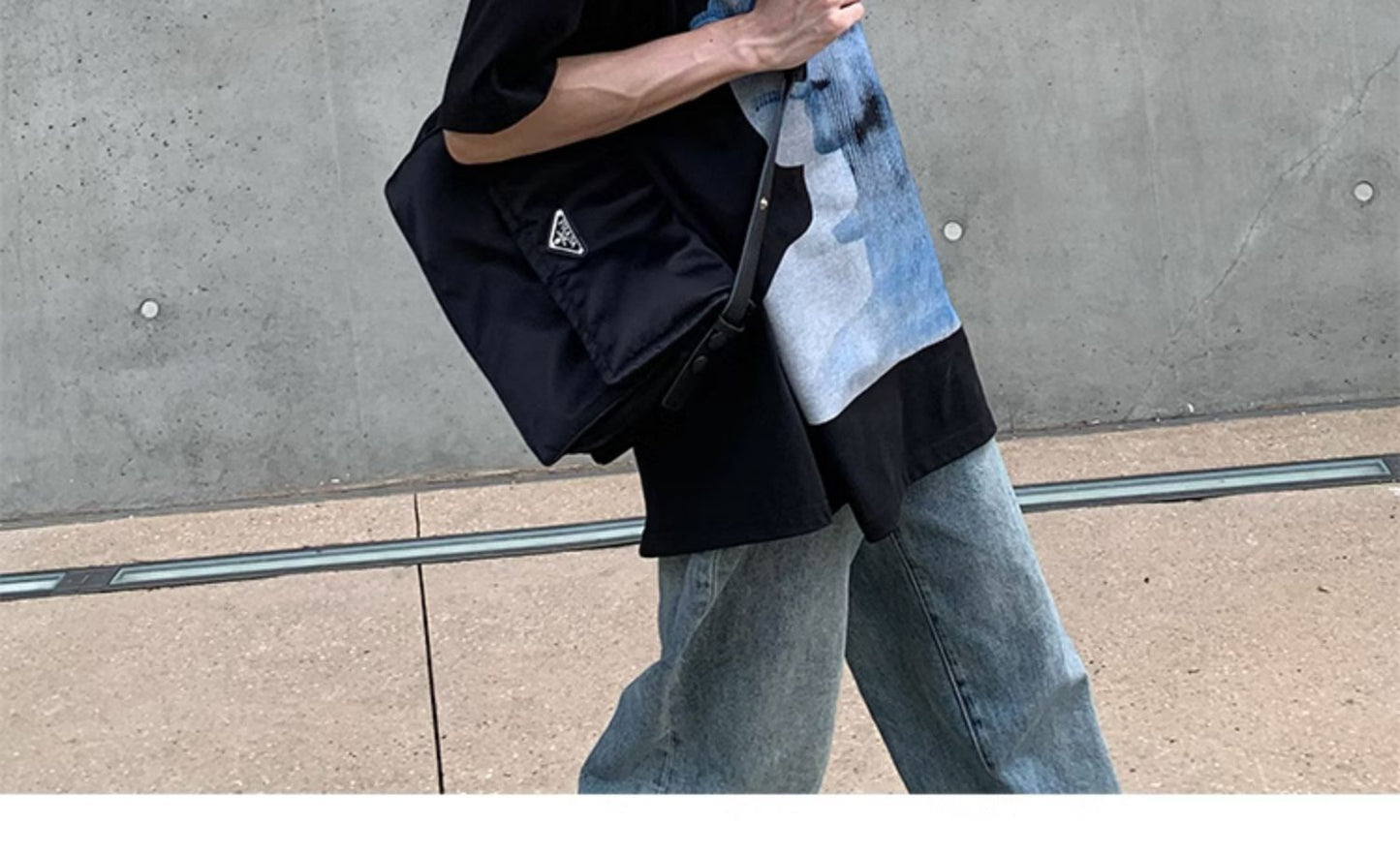 High Street Hipster Short-sleeved T-shirt Guy