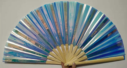 Fashion Single-sided Personality PVC Folding Fan