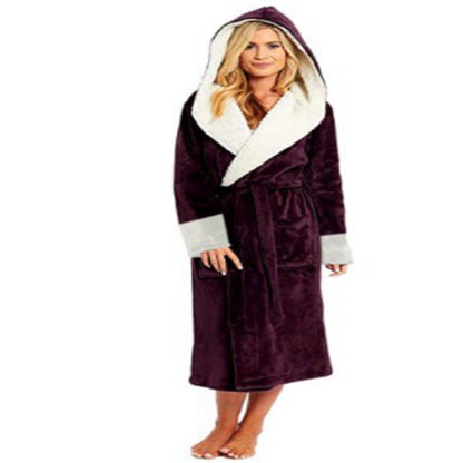Women's Long Bathrobes Night Gowns