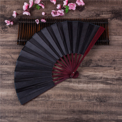 Double-sided silk fan