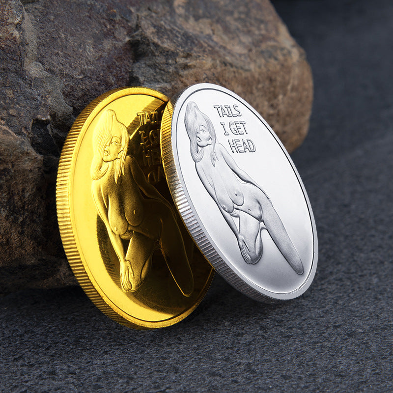 Metal Commemorative Coins Lucky Gifts Gold Plate