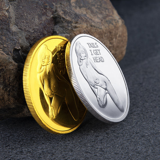 Metal Commemorative Coins Lucky Gifts Gold Plate