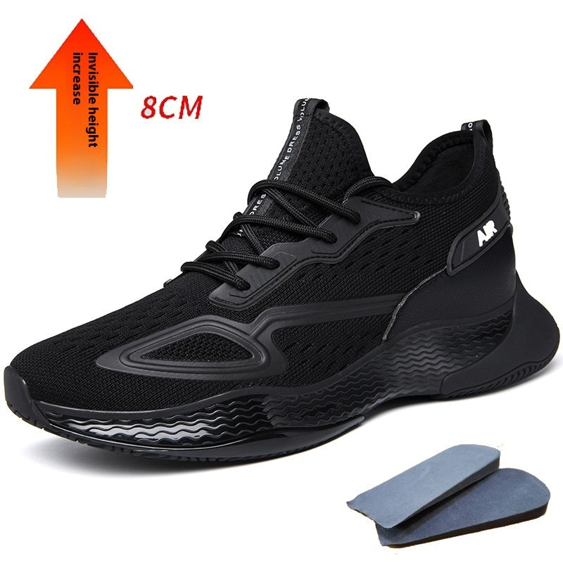 Korean Men's Shoes Flyknit Breathable Clunky Sneakers