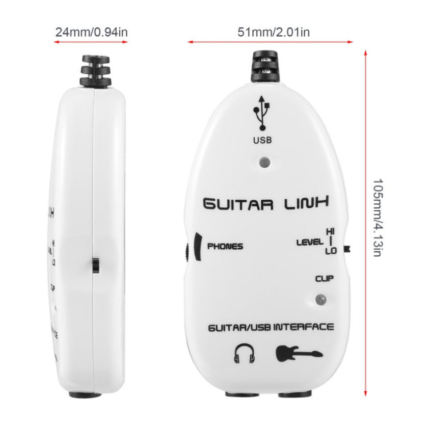 Fashion Personality USB Guitar Recording Cable