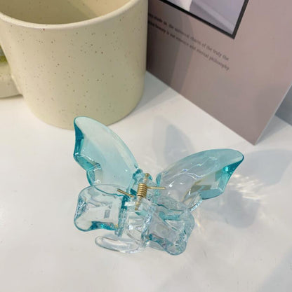 Korean Super Fairy Butterfly Hairpin Frosted Shark Headgear
