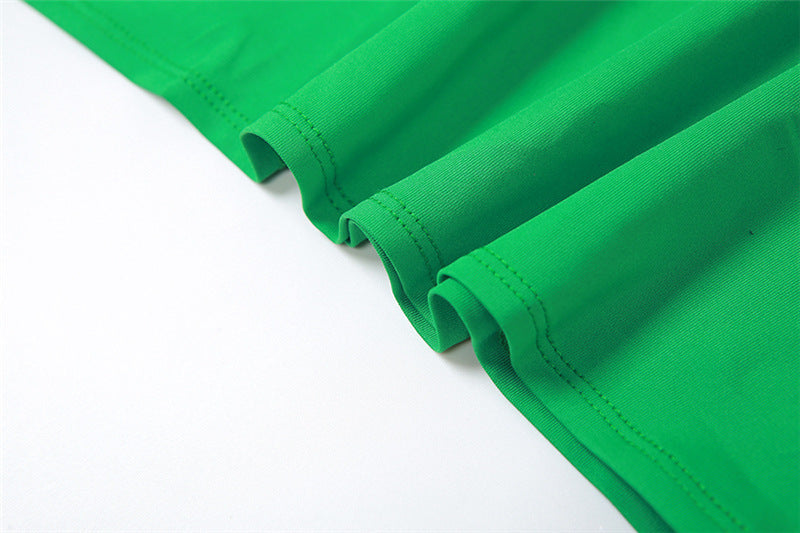 New Women's Fashion Halter Hollow Backless Slim Fit Slit Dress