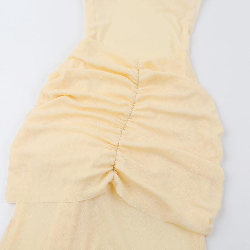 Women's Fashion Temperament Mesh Fishtail Dress