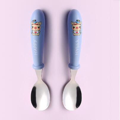 304 Children's Cutlery Set Short Handle Stainless Steel Spoon