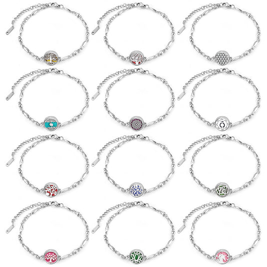 Simple Tree Of Life Aromatherapy Mosquito Repellent Bracelet