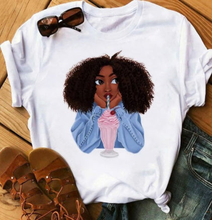 Short-sleeved T-shirt Women's Loose Top Women