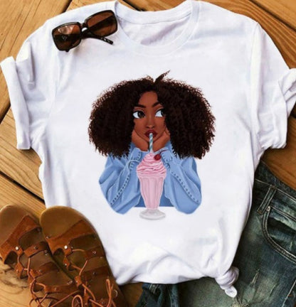 Short-sleeved T-shirt Women's Loose Top Women