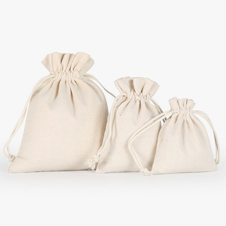 Natural linen bag