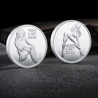 Metal Commemorative Coins Lucky Gifts Gold Plate