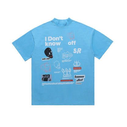 Fashion Loose Couple T-shirt Trendy I Dont Know