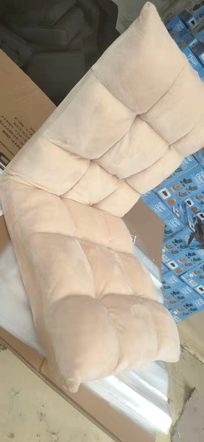 Lazy Sofa Single Foldable Tatami Bed Backrest Recliner Bedroom Balcony Leisure Sofa Bed Removable And Washable