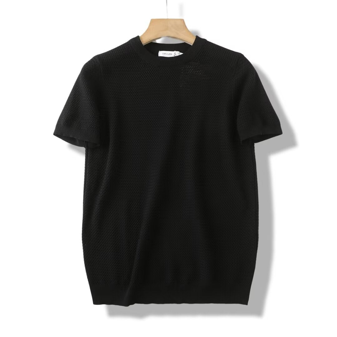 Men's Fashion Pineapple Pattern 3D Knitting T-shirt