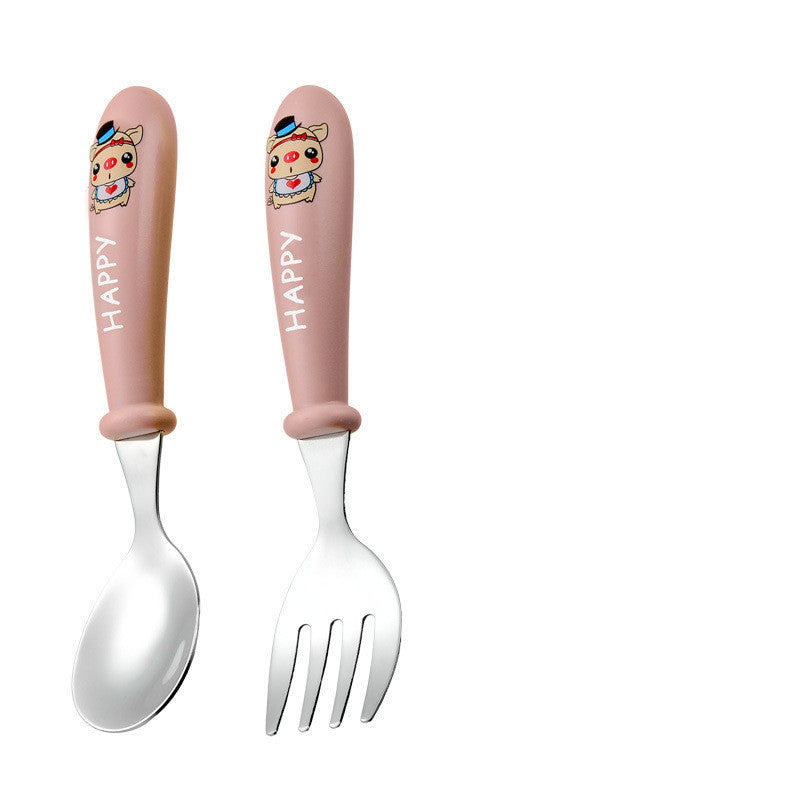 304 Children's Cutlery Set Short Handle Stainless Steel Spoon