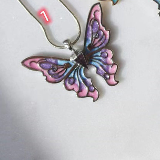 New Fashion Pearl Butterfly Necklace