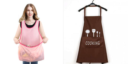 Korean style simple cutlery cotton apron