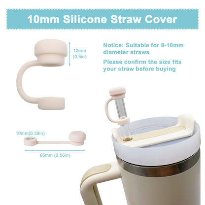 Straw Cap Silicone Straw Mouthpiece Solid Color Edible Silicon Dust Protection Cap