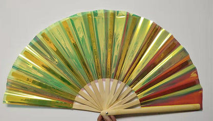 Fashion Single-sided Personality PVC Folding Fan