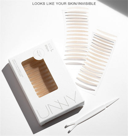 Female Seamless Natural Swollen Eye Bubble Fiber Mesh Single And Double Sides Flesh Color College Lace Invisible Double Eyelid Patch