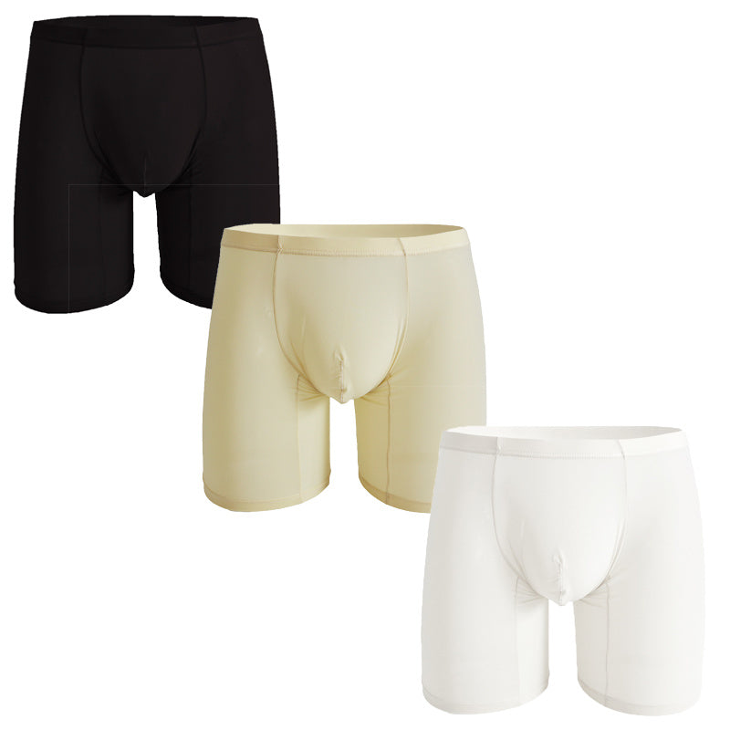 Men's Loose U Convex Design Anti-friction Casual Boxer Shorts