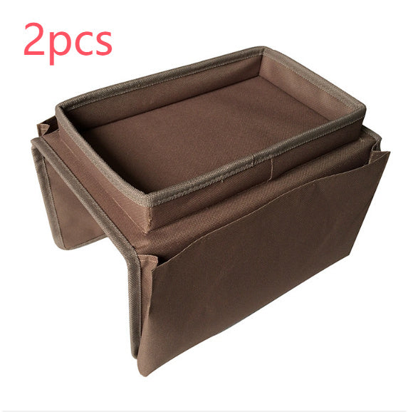 Handrail Couch Armrest Arm Rest Organizer Remote Control Holder Bag On TV Sofa
