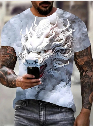 3D Printed Summer Fashion Casual Short Sleeve T-shirt