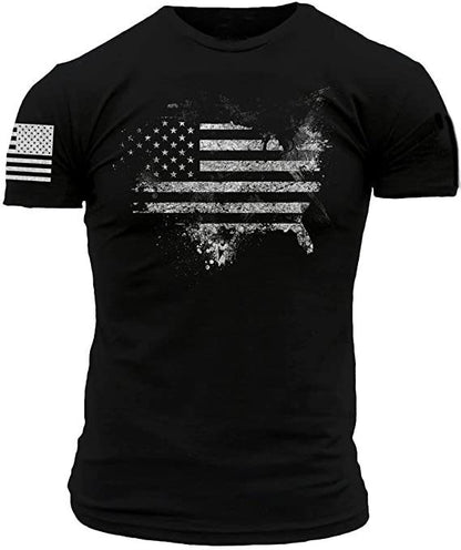American Acid 1776 Us Flag Men Clothing T-Shirt Funny Whiske