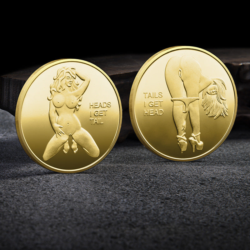 Metal Commemorative Coins Lucky Gifts Gold Plate