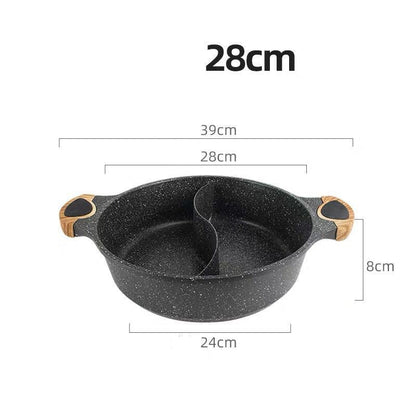 Maifan Stone Mandarin Duck Hot Pot Household Non-stick