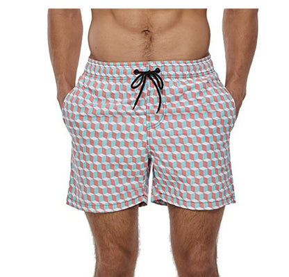 Printed Shorts Summer Casual Beach Pants Floral Loose Swimming Seaside