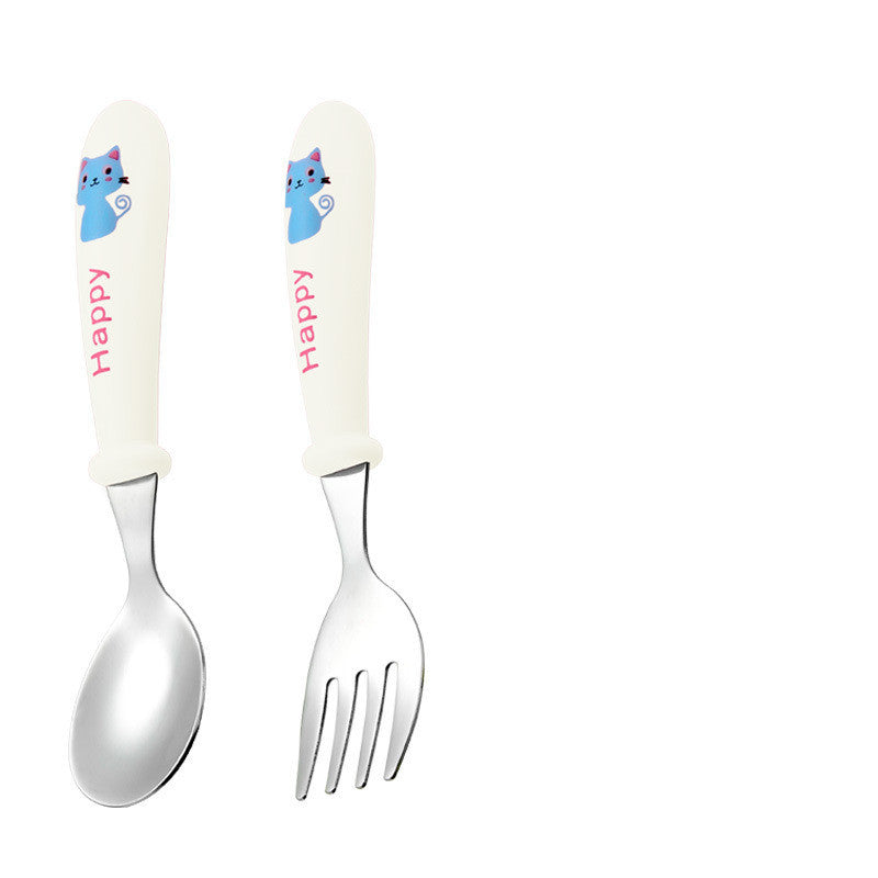 304 Children's Cutlery Set Short Handle Stainless Steel Spoon