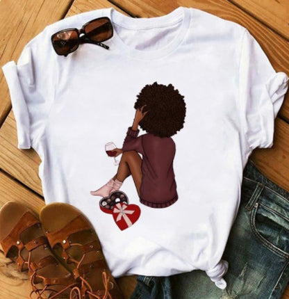 Short-sleeved T-shirt Women's Loose Top Women