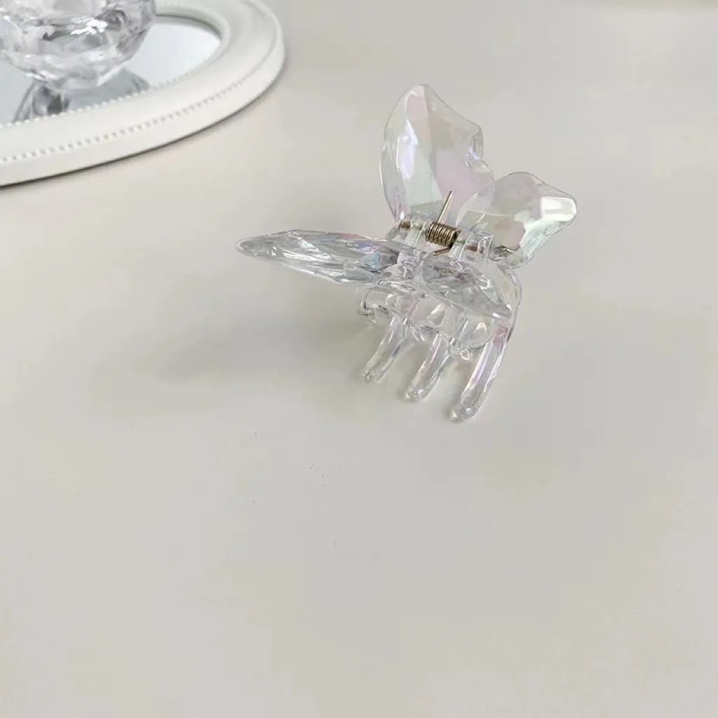 Korean Super Fairy Butterfly Hairpin Frosted Shark Headgear