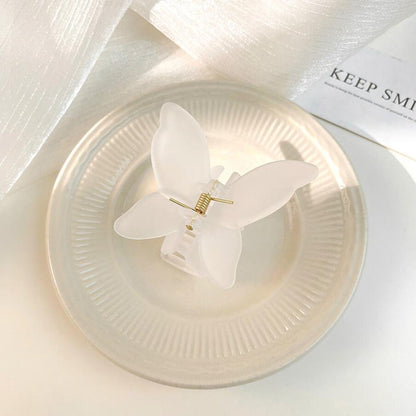 Korean Super Fairy Butterfly Hairpin Frosted Shark Headgear