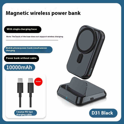 Ultra-thin Compact Portable Magnetic Wireless Power Bank