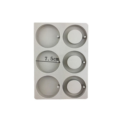 DIY Silicone Aromatherapy Gypsum Handmade Soap Candle Mold