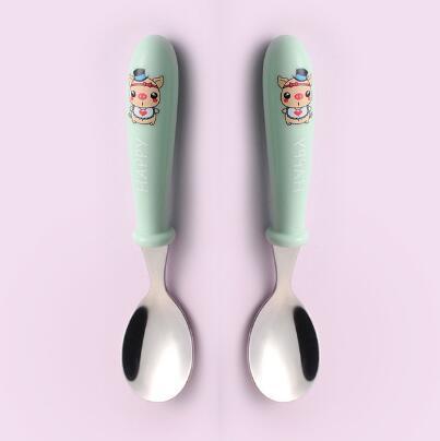 304 Children's Cutlery Set Short Handle Stainless Steel Spoon