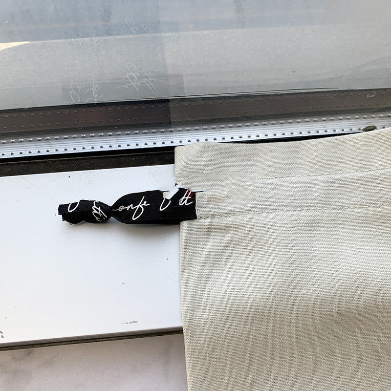 Customized Cotton Drawstring Pocket Gift Storage Bag