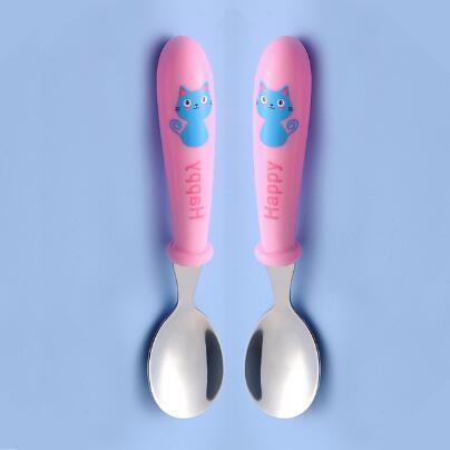 304 Children's Cutlery Set Short Handle Stainless Steel Spoon