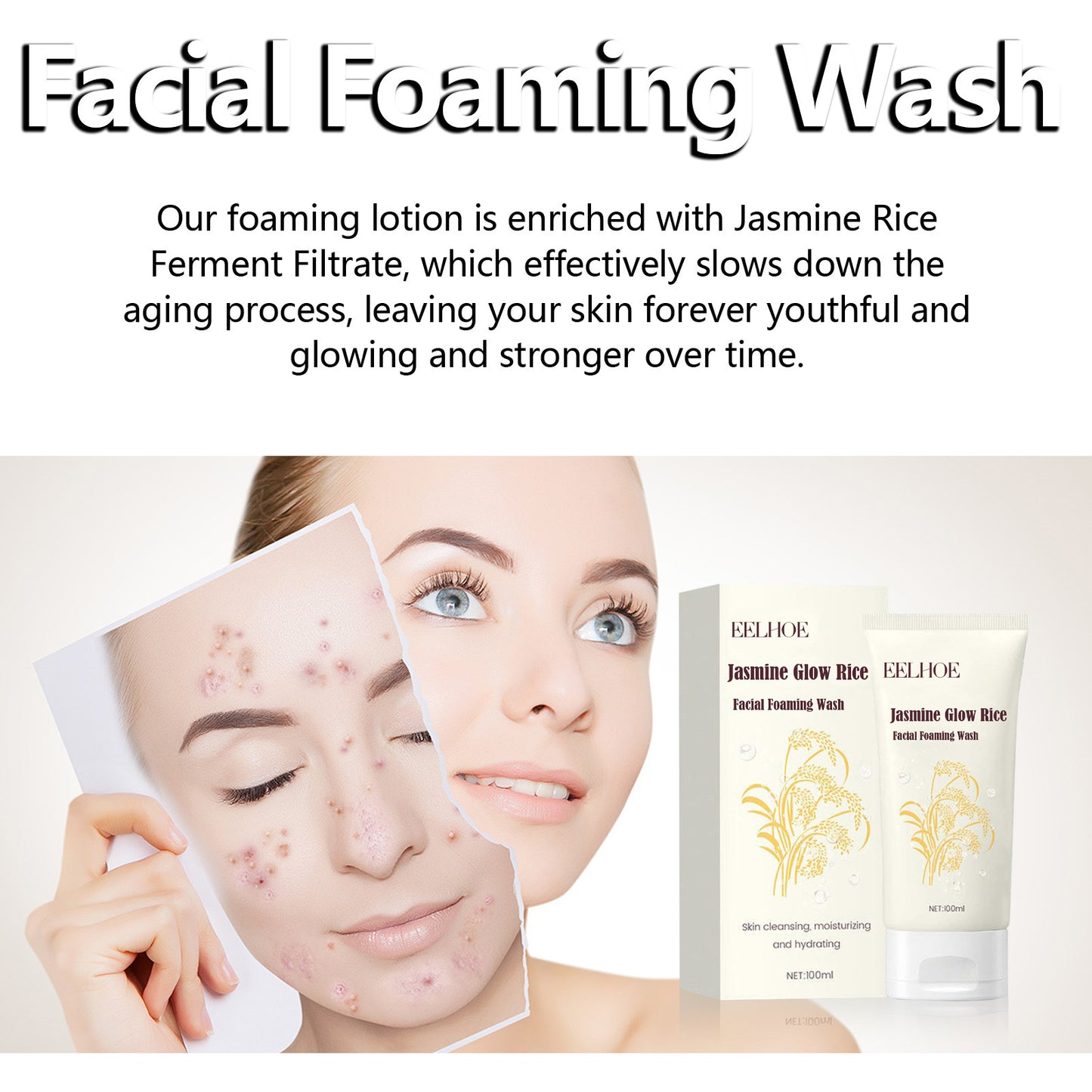 Jasmine Facial Cleanser Clean Pores Gently