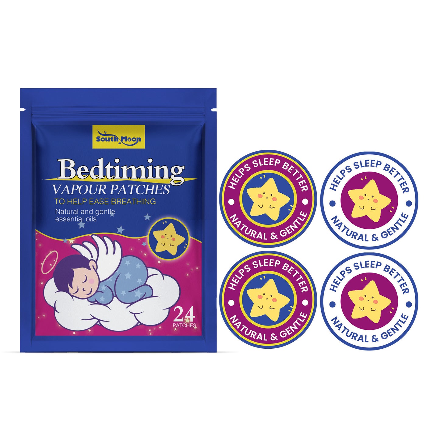 Relieve Physical Fatigue Sleep Stickers