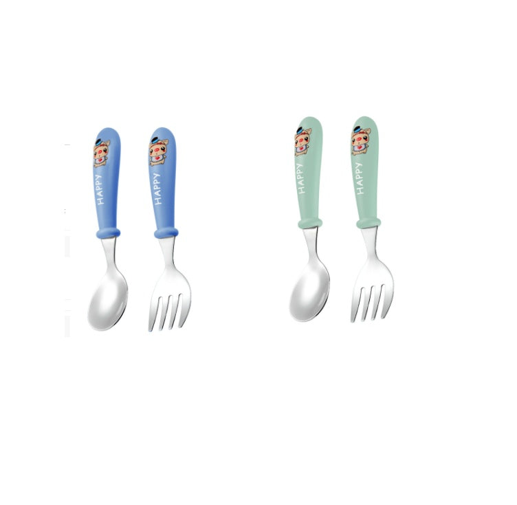 304 Children's Cutlery Set Short Handle Stainless Steel Spoon