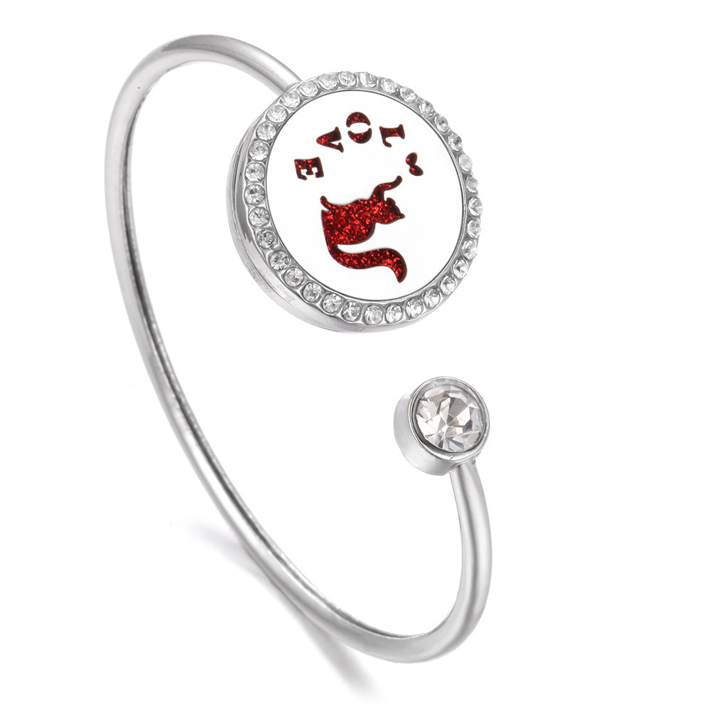 Empty Hand Jewelry Box Aromatherapy Essential Oil Bracelet